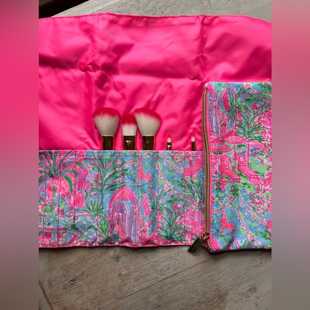 Lilly Pulitzer Makeup Brush Set